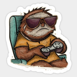 Sloth Start To The Game Sticker